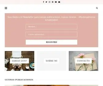 Integralisimo.com(Recetas Integrales) Screenshot