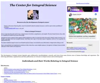Integralscience.org(Integral Science) Screenshot