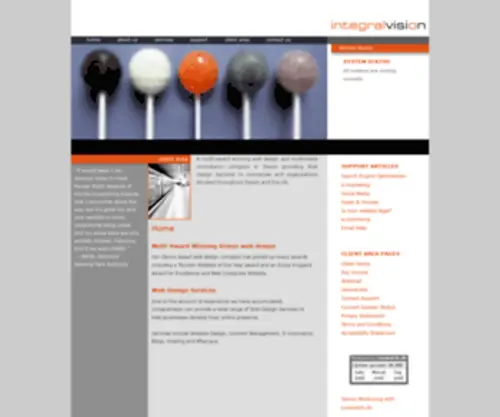 Integralvision.co.uk(Multi-award winning Devon web design and consultancy company) Screenshot