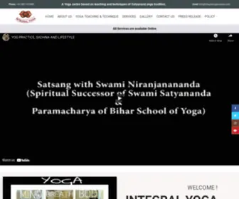 Integralyogaclasses.com(Bihar Yoga) Screenshot