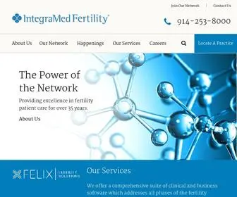 Integramed.com(Our goal at IntegraMed Fertility) Screenshot
