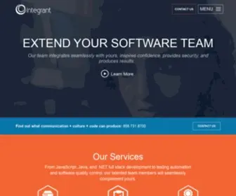 Integrant.com(Home) Screenshot