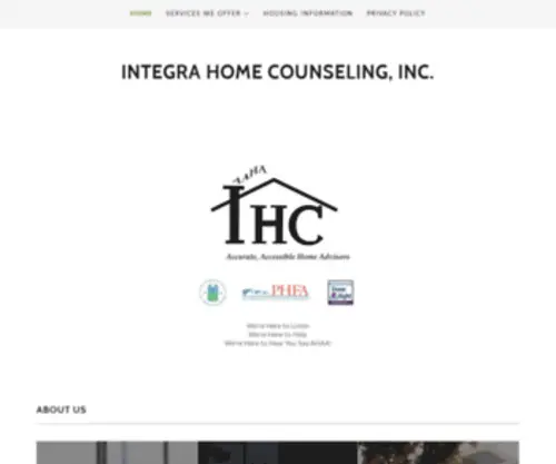 Integrapa.org(Integra Home Counseling) Screenshot
