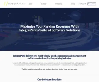 Integrapark.com(Software Solutions for the Parking Industry) Screenshot