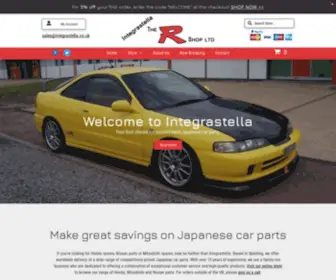 Integrastella.co.uk(UK specialists in second hand Japanese car parts) Screenshot