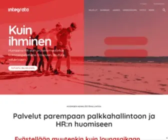 Integrata.fi(Etusivu) Screenshot