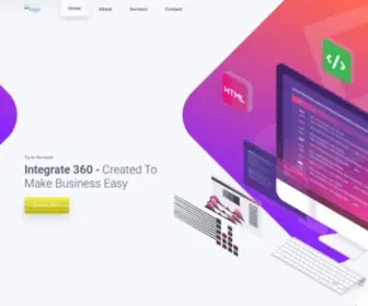 Integrate360.in(Web design company) Screenshot