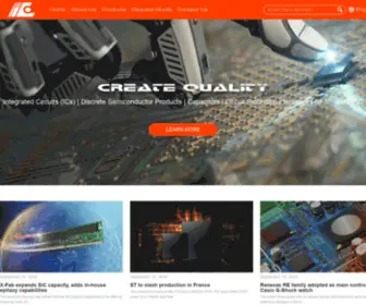 Integrated-Circuits-IC.com(Polymer Capacitors) Screenshot