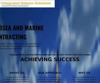 Integrated-Subsea.com(Integrated Subsea Solutions) Screenshot