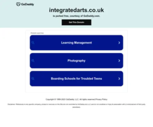 Integratedarts.co.uk(Integrated Arts) Screenshot