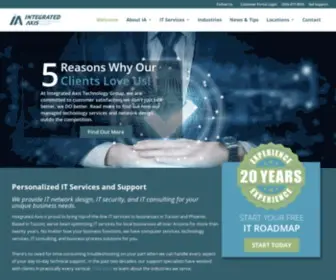 Integratedaxis.com(Integrated Axis Technology Group) Screenshot