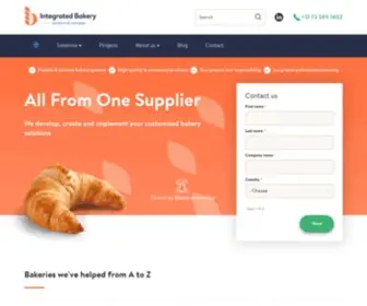 Integratedbakery.com(Bakery System Integration) Screenshot