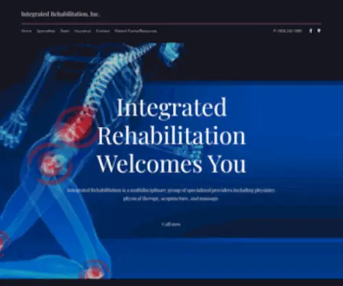 Integratedrehabinc.net(Integrated Rehabilitation) Screenshot