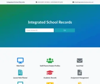 Integratedschoolrecords.com(Integrated School Records Management System) Screenshot
