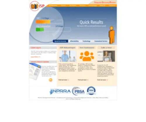 Integratedscreening.com(Employment Screening) Screenshot