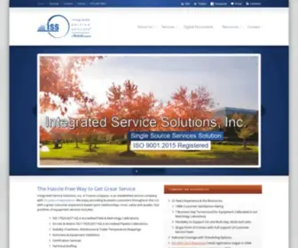 Integratedservicesolutions.com(Pipette & Equipment Calibration Services) Screenshot