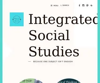 Integratedsocialstudies.com(Because one subject isn't enough) Screenshot