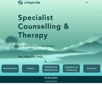 Integratefamilies.co.uk(Specialist Counselling and Therapy) Screenshot