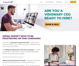 Integrateup.co(Home) Screenshot