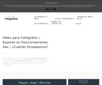 Integratika.com(Webs para Fotógrafos) Screenshot