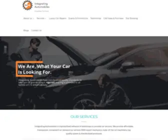 Integratingautomobiles.com(Car Service Centre) Screenshot