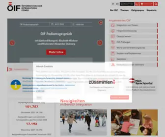 Integrationsfonds.at(Der Österreichische Integrationsfonds (ÖIF)) Screenshot