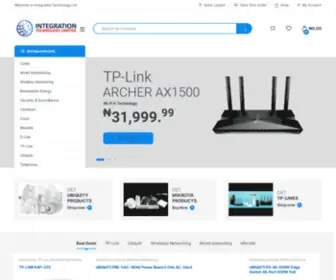 Integrationtechng.com(IntegrationTechnology Ltd) Screenshot