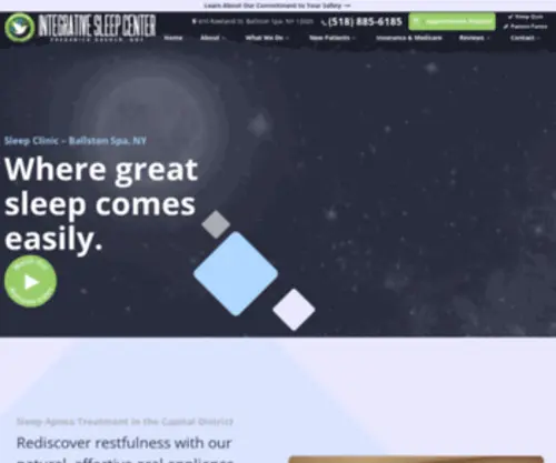 Integrativesleepcenter.com(Sleep Clinic) Screenshot
