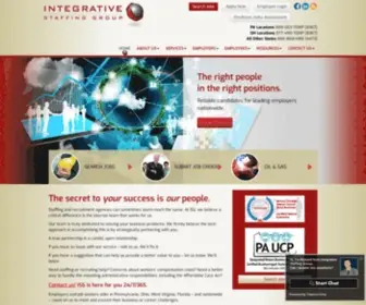 Integrativestaffing.com(Industrial & Admin Staffing) Screenshot