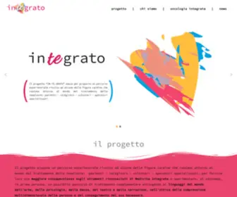 Integrato.io(Un laboratorio esperienziale e creativo per l'approccio integrato al trattamento del paziente oncologico) Screenshot