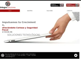 Integresoluciones.com(Integre Soluciones) Screenshot