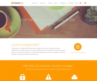 Integriaims.com(Help desk Software) Screenshot
