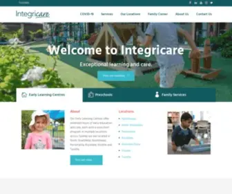 Integricare.org.au(Early Learning Centres) Screenshot