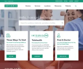 Integrisok.com(INTEGRIS Health) Screenshot