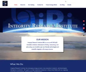 Integrity-Research.org(Mysite) Screenshot
