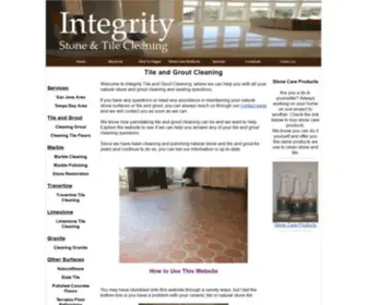 Integrity-Tile-AND-Grout-Cleaning.com(Tile and Grout Cleaning Tampa Bay Area) Screenshot