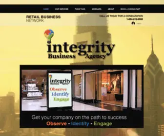 Integritybusinessagency.com(Integrity Business Agency) Screenshot