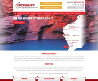 Integritycoachlines.com.au(Bus Charters) Screenshot