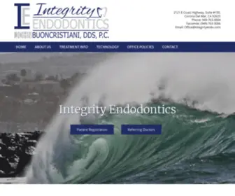 Integrityendodontics.com(Integrity Endodontics) Screenshot