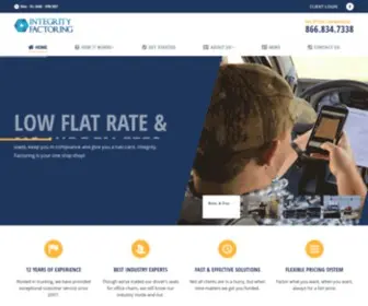 Integrityfactoring.com(Factoring Company for Invoice Factoring and Freight Factoring) Screenshot