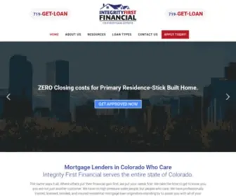 Integrityfirstloans.com(Mortgage Lender) Screenshot