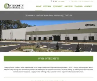 Integrityfusion.com(Integrity Fusion Products is a manufacturer of quality High Density Polyethylene) Screenshot