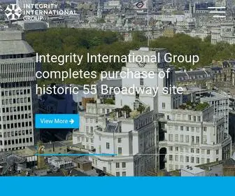 Integrityinternationalgroup.com(Integrity International Group) Screenshot