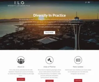 Integritylawgroup.net(Integrity Law Group) Screenshot