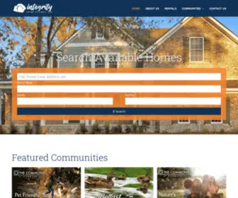 Integritynewhomes.com(New Home Listings) Screenshot