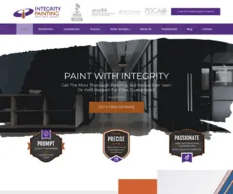 Integritypainting.ca(Integrity Painting proudly) Screenshot