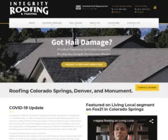 Integrityroofingandpainting.com(Roofers in Colorado Springs) Screenshot