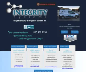 Integritysecurity.com(Integrity Systems) Screenshot