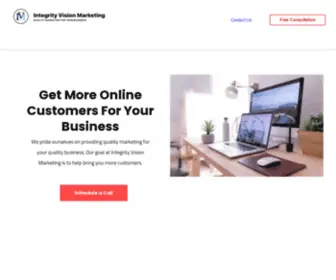 Integrityvisionmarketing.com(Integrity Vision Marketing Quality Marketing for Quality Businesses) Screenshot