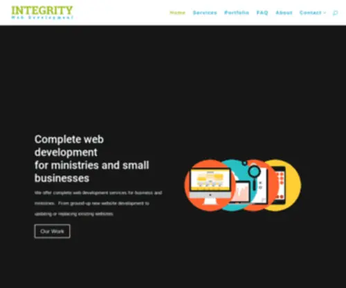 Integritywebdevelopment.com(Ministry Website Design) Screenshot